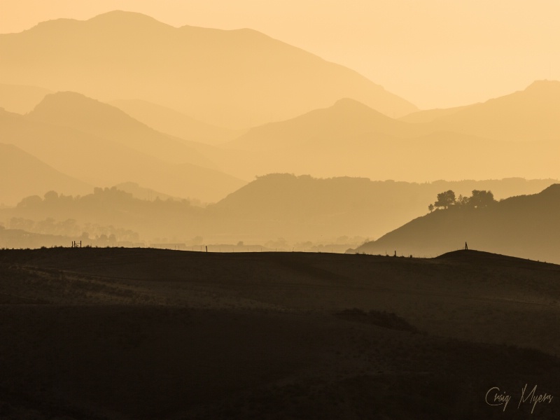 Hazy Sunset, Simi Hills