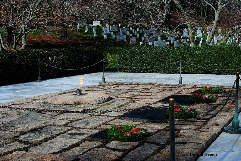 john and jackie kennedys  burial site