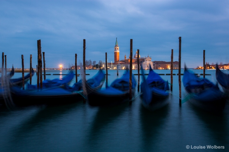 Gondola Parking in Venice