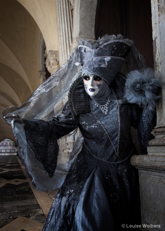 Veiled Lady in Venice