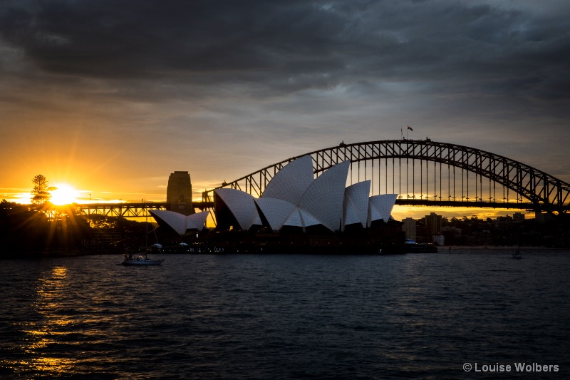 Sunset Sydney Harbour