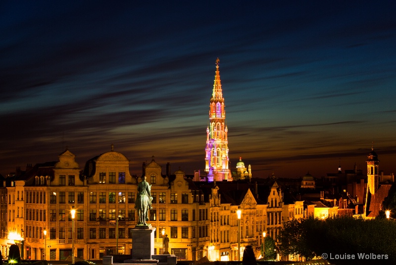 Dusk in Brussels