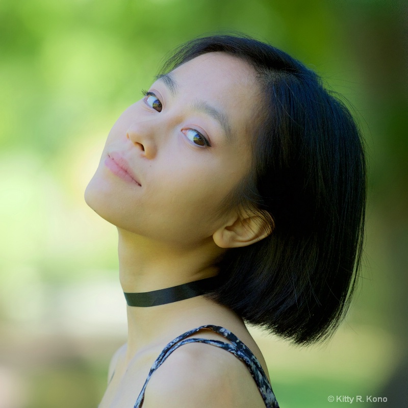 Yumiko at Eastern College Pond