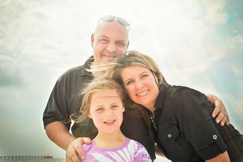 Family at the Beach