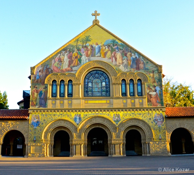 Sunlit Mosaic Radiance Stanford Church