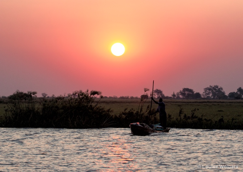 Fishing at Sunset