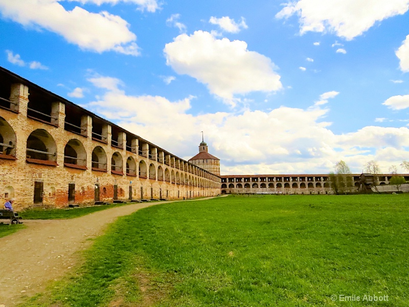 Inside view of Kirillo-Belozersky Monastery