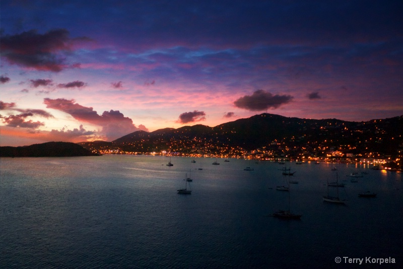 Sunset in St. Thomas