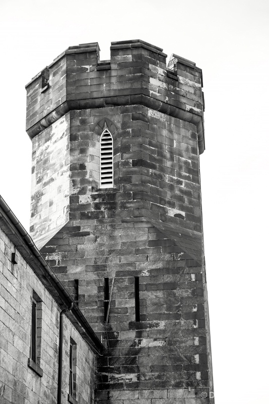 B&W Prison Tower 11-17-15 J262