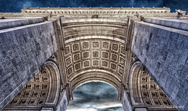 Paris, from under