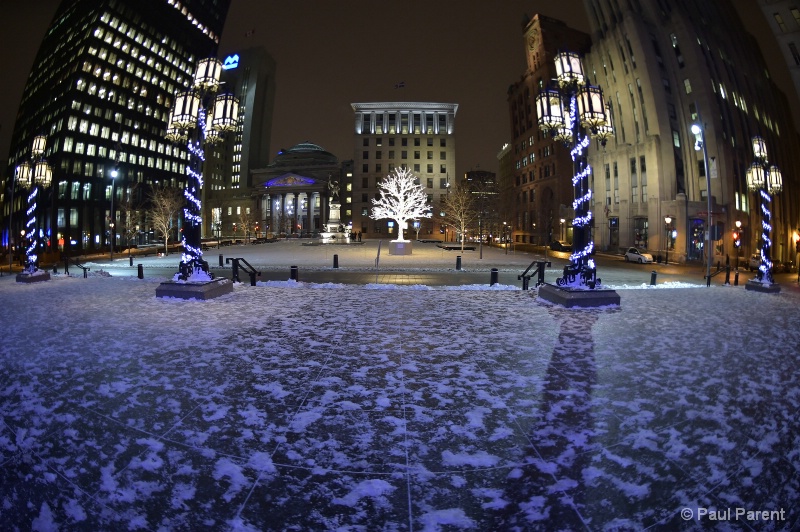 Winter in Old Montreal