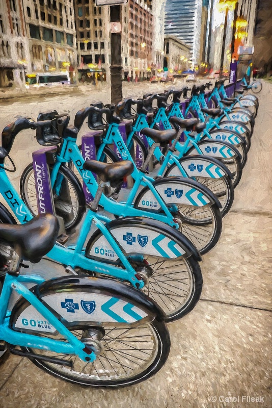 Painterly Bikes to Share