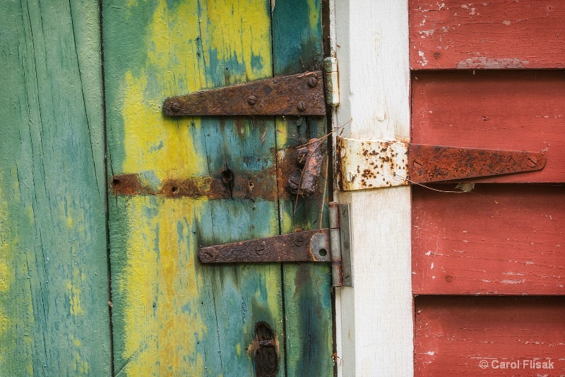 Weathered Hinge