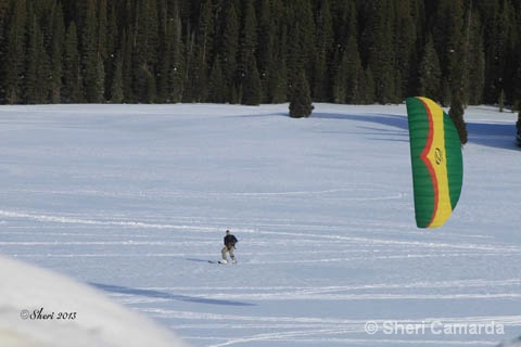 Sailing On The Snow