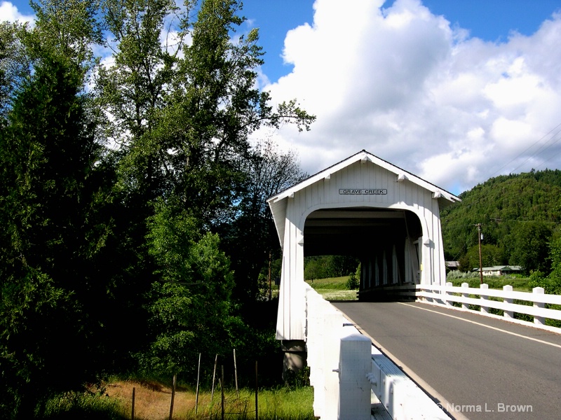 Covered Bridge in Oregon