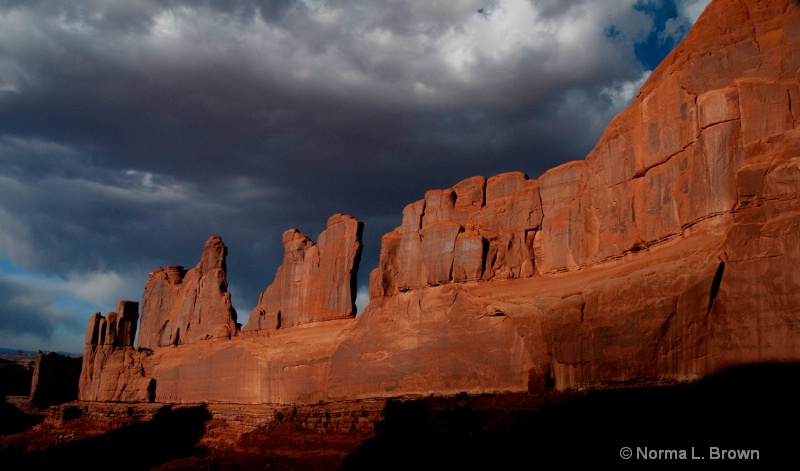Park Avenue Panorama, Arches NP