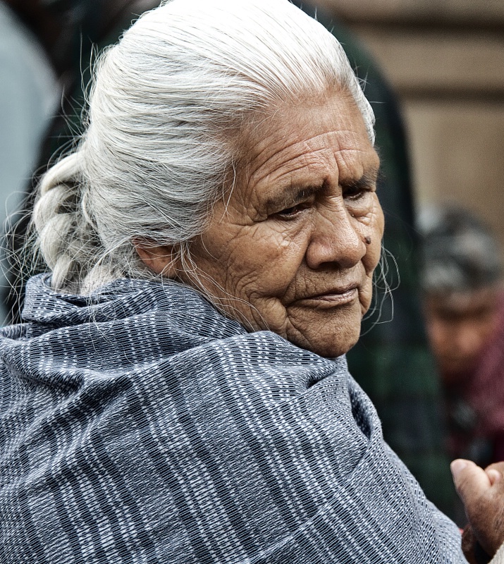 Mexican old Lady in Valle de Bravo