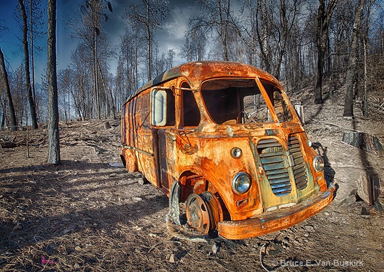 burnt truck