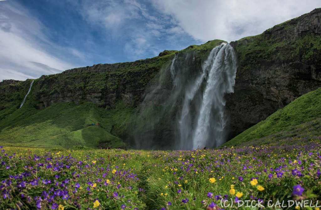 Seljalandsfoss waterfall you can walk behind