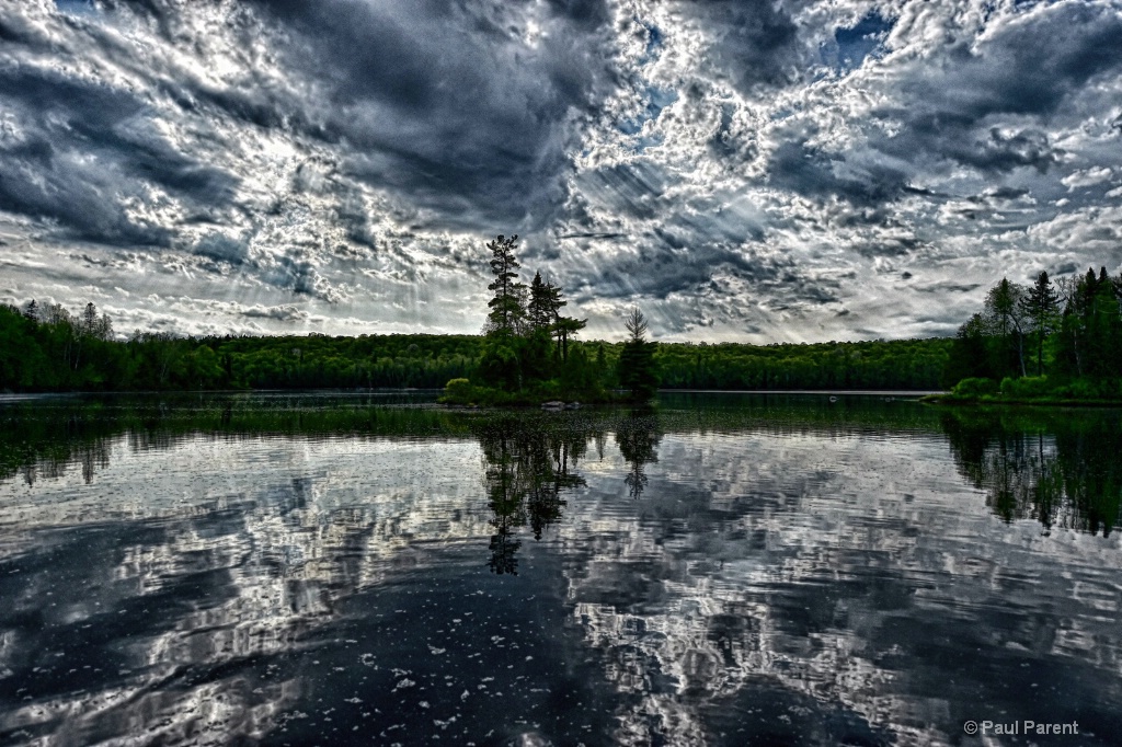 One day on the lake