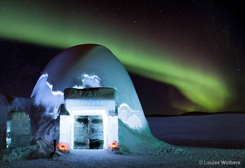 Lights Over Ice Bar