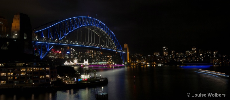 Vivid Harbour Bridge