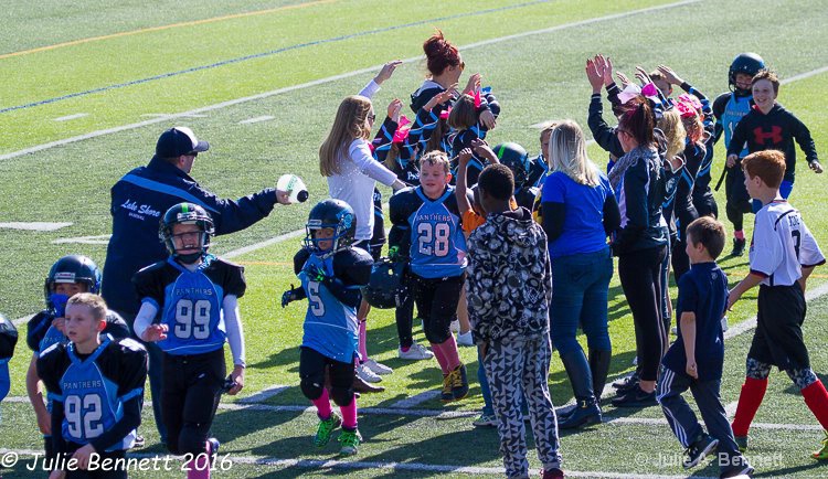 Panthers Win Shower