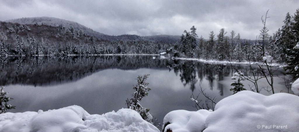 The Quiet Winter Scene