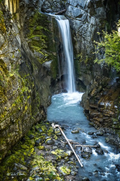 Glacial Waterfall, Mt. Rainer Washington