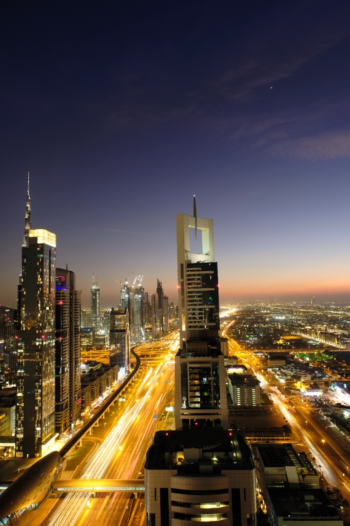 Dubai @ Dusk Skyline 