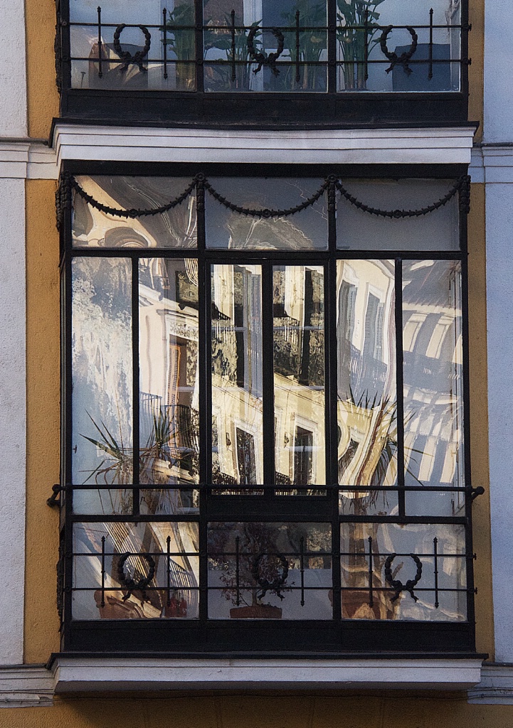Reflection in a Madrid Balcony 3