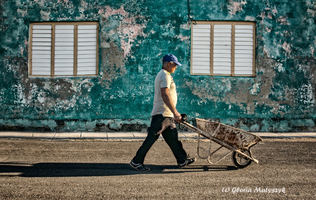 On the way to work. Cojimar, Havana, Cuba
