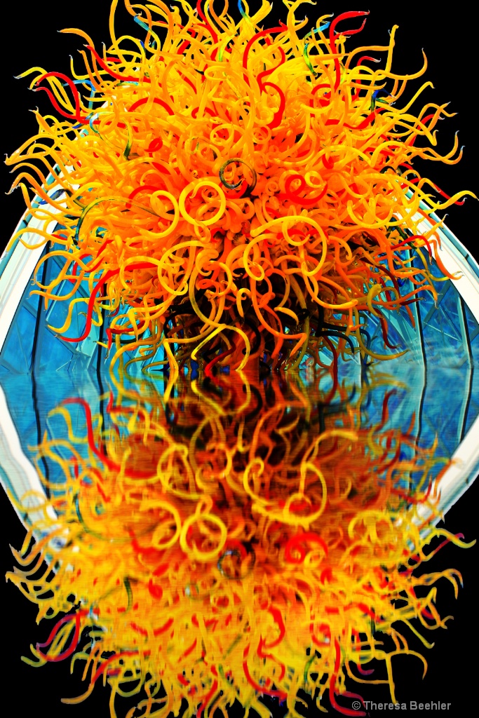 Reflection of Genius - Einstein and Chihuly
