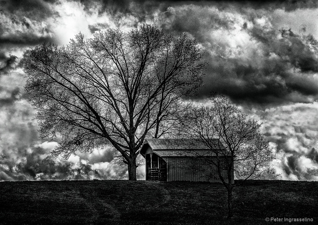 Storm Clouds - Black & White