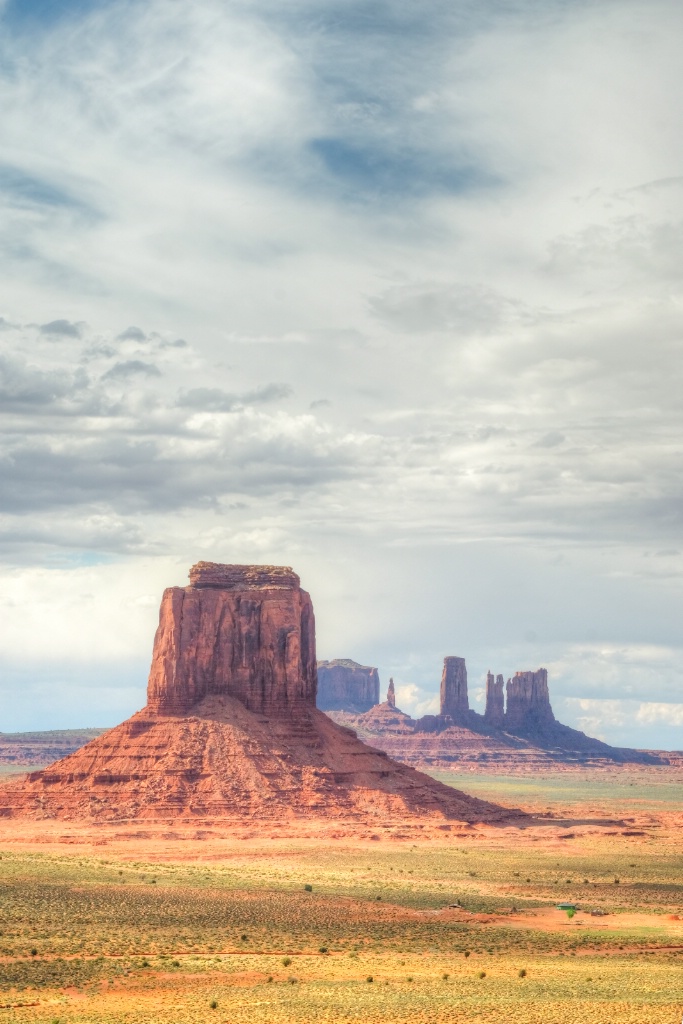 Artist Point after rain, Monument Valley