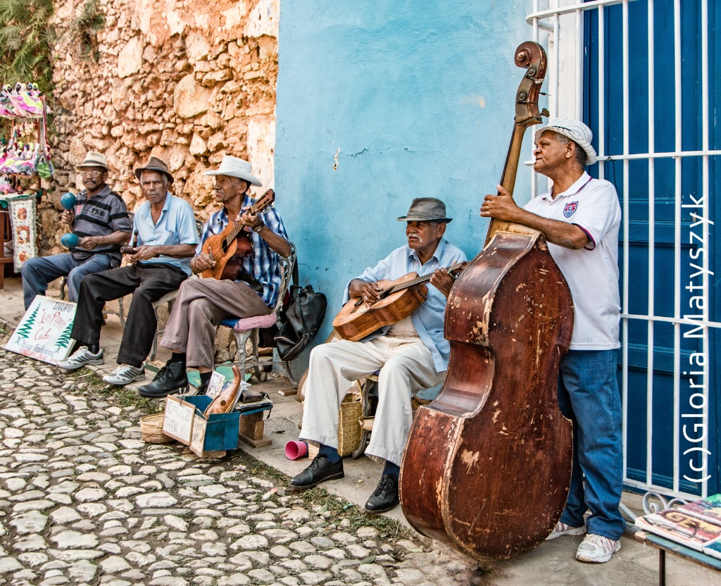 Street music everywhere. Trinidad, Cuba 