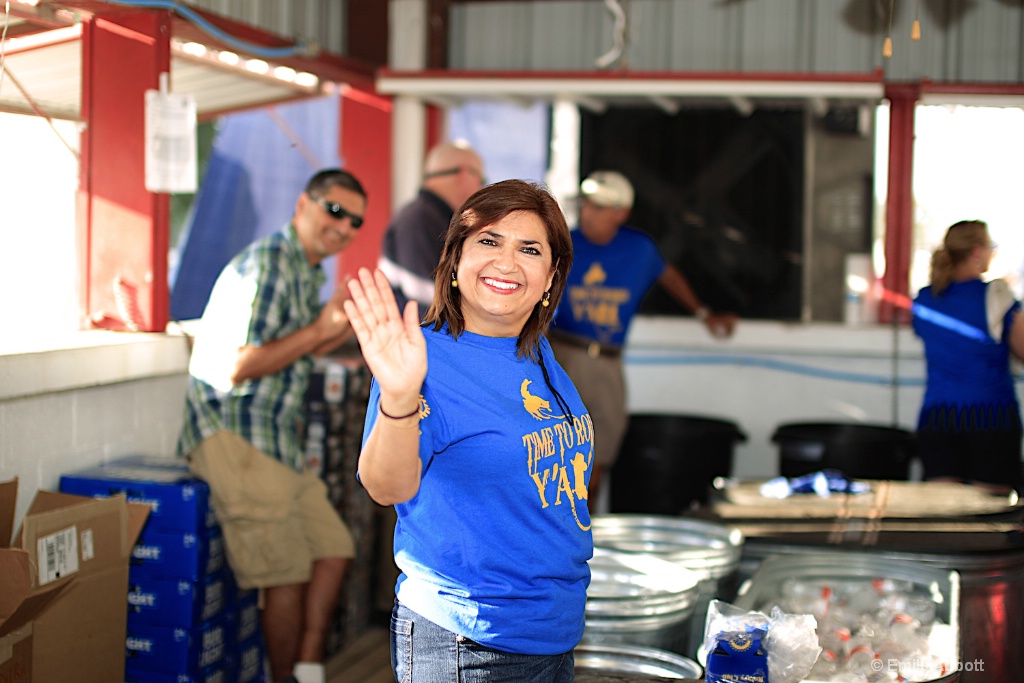 Rotary Workers at Rodeo