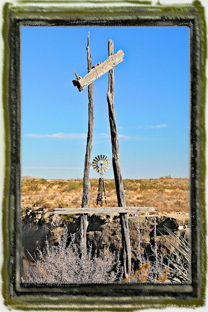 Framed Windmill