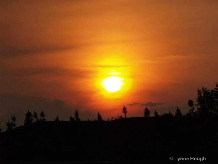 Sunset over Avalon