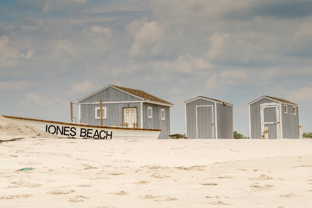 On shore at Jones Beach