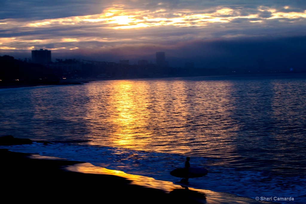 Catching the Early Morn Surf