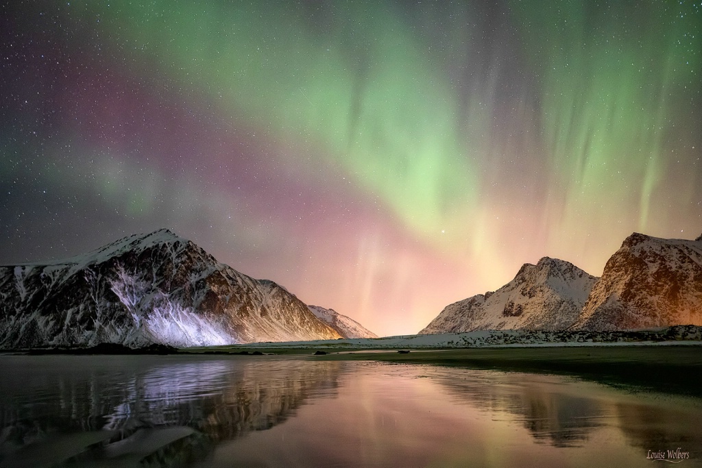 Aurora on the Beach