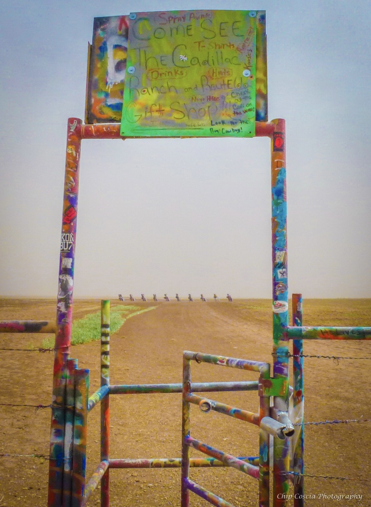 Entry Gate to Cadillac Ranch