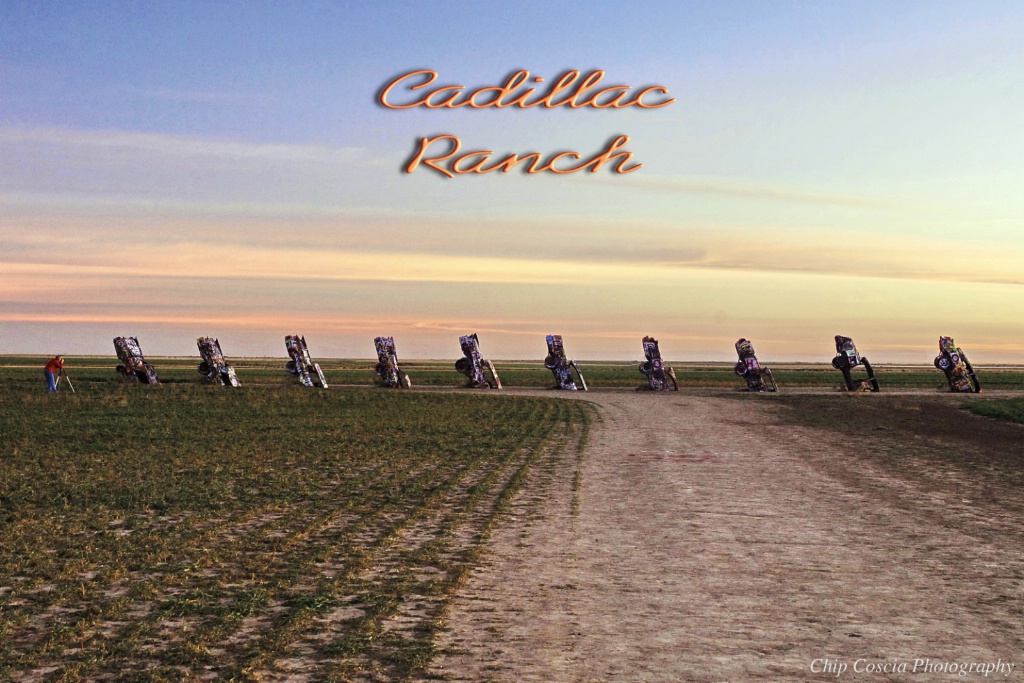 Photographing the Cadillac Ranch