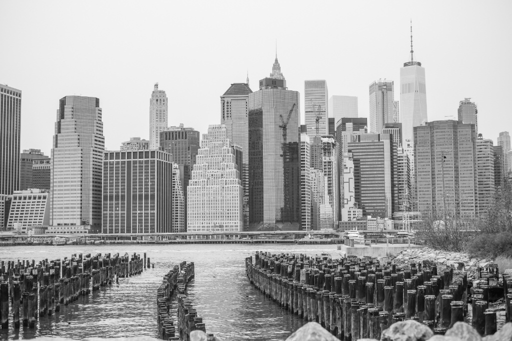 skyline from across the east river