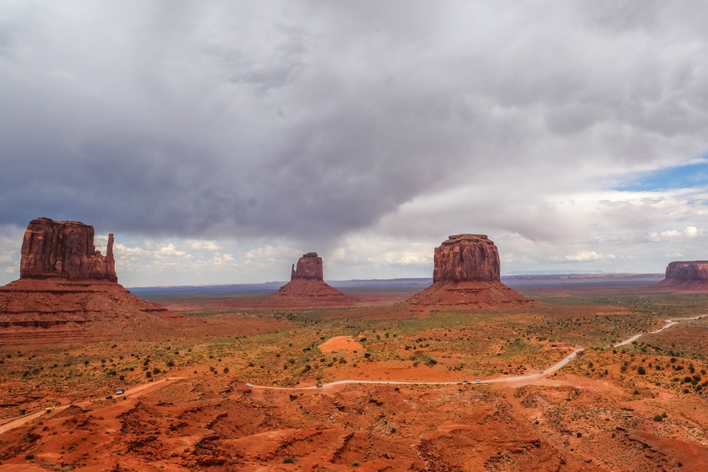 color enhanced by rain storm 