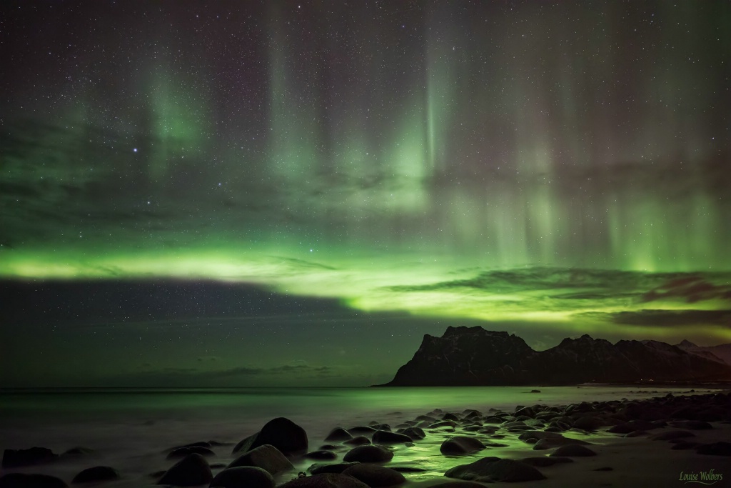 Aurora on the Beach