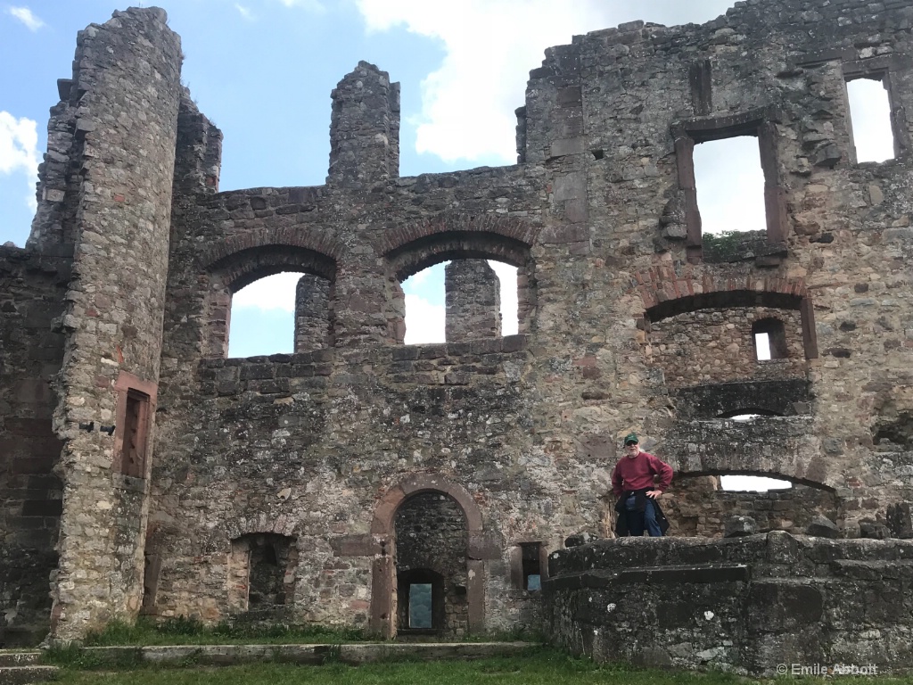 View inside castle