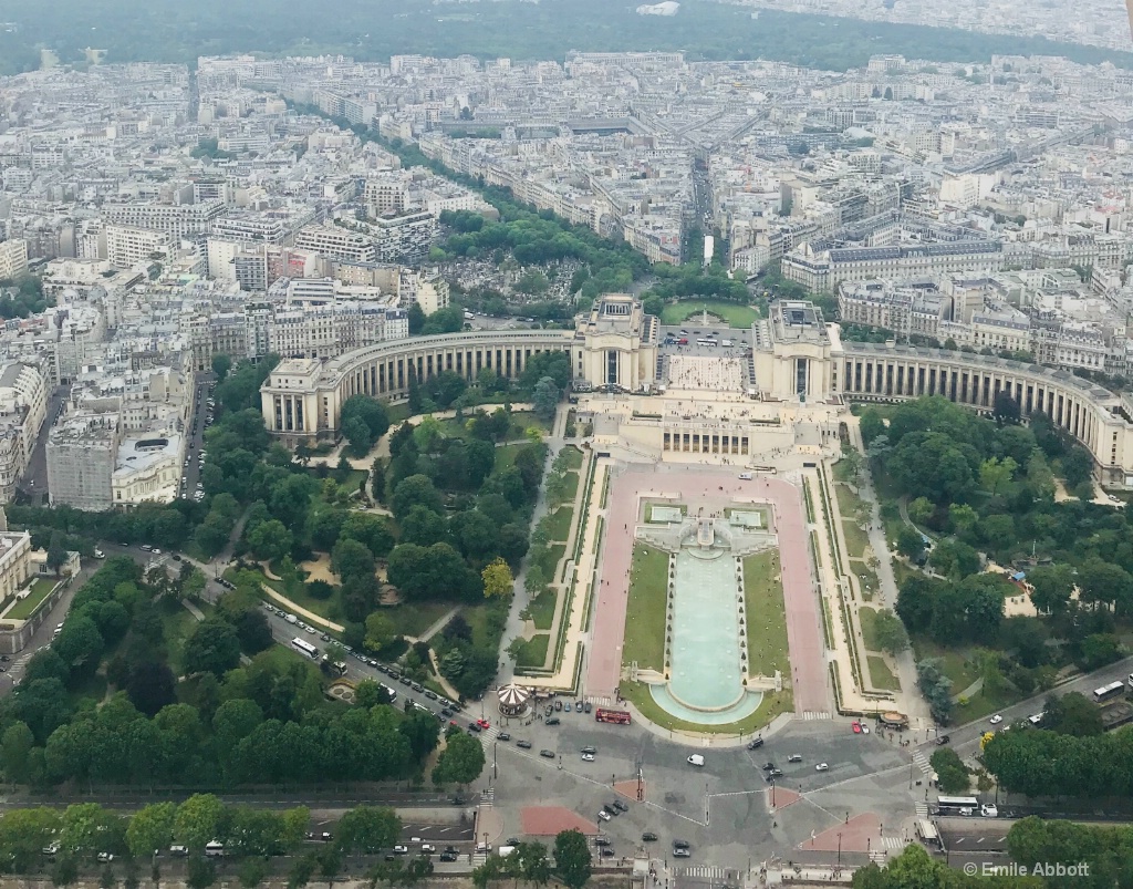 Jardin du Trocadéro from Eiffel Tower 