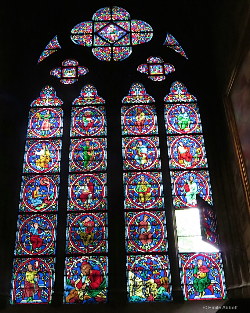 Notre Dame Open Window.